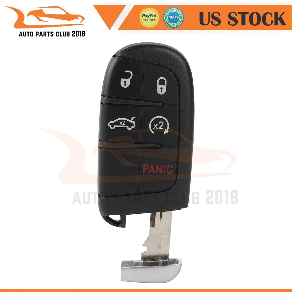 Key Entry Remote Fob for Chrysler 200 300 Dodge Challenger (2015–2017)