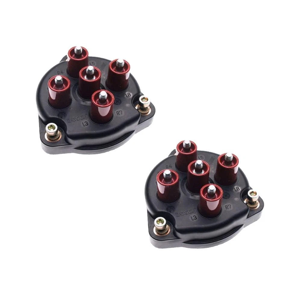 Set of 2 Distributor Caps for Mercedes-Benz V8 W124 W140 C140 R129