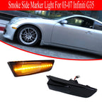 Amber LED Front Bumper Side Marker Light for Infiniti G35 Coupe (2003–2007)