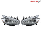 Set of 2 Halogen Headlights for Nissan Murano (2015–2018) LED DRL Projector
