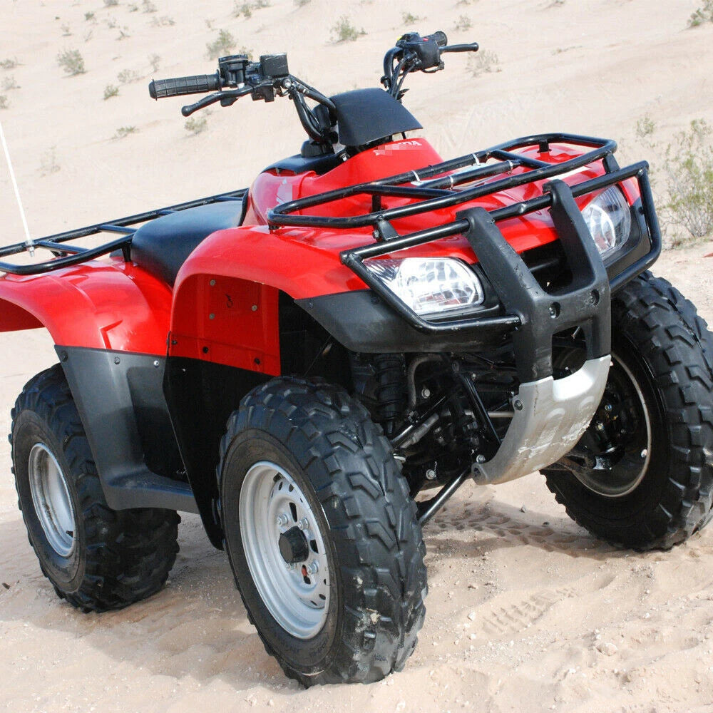 Brush Guard Bumper Set for Honda Recon 250 TRX250TE TM (2005–2024) Black ATV