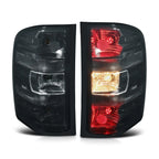 LED Tail Brake Stop Lights for Silverado/Sierra (2007–2014) - Black Housing Smoked Lens