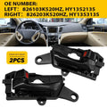 Interior Door Handle Set for Hyundai Sonata (2008–2010)