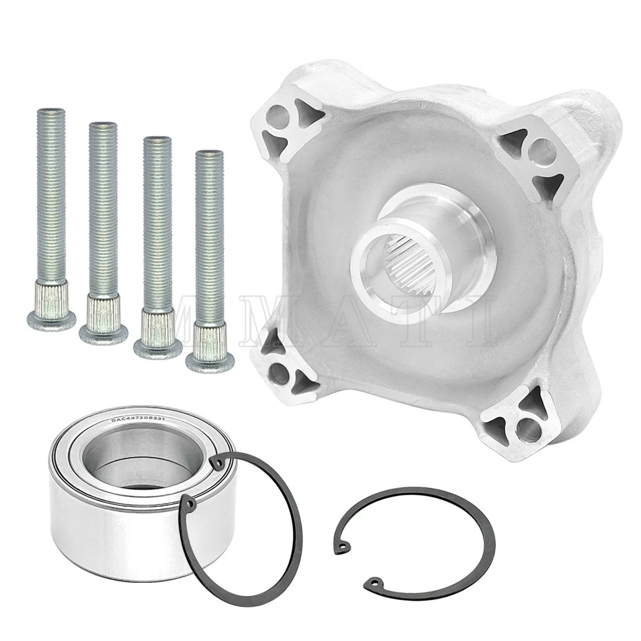 Front Wheel Hub with Bearing Kit for Polaris RZR 800 RZR S 800 (2008–2014) #5137219