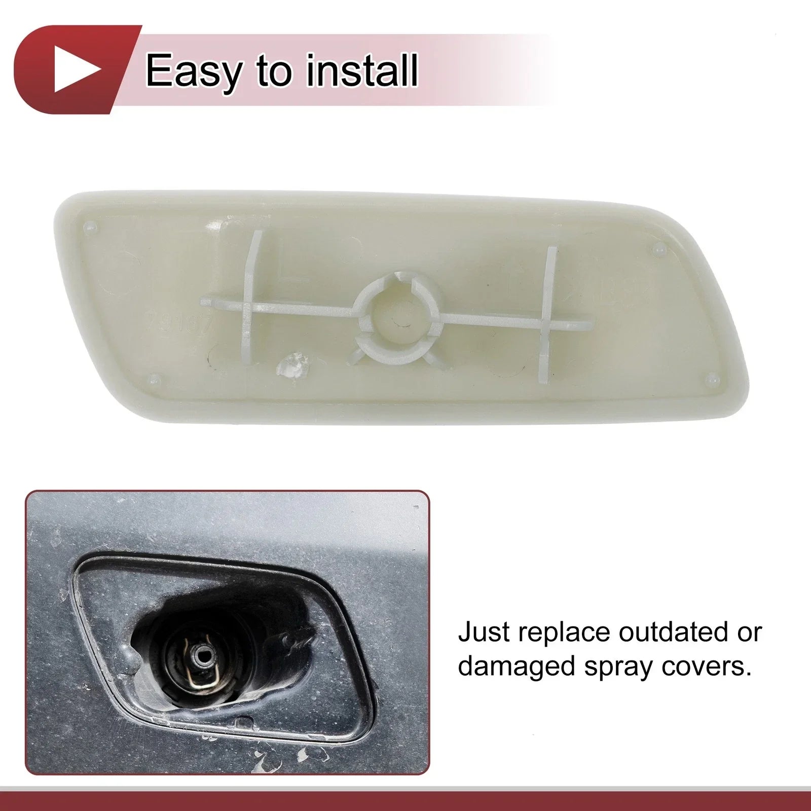 Front Left Washer Nozzle Cover for Lexus RX270 RX350 RX450H (2010-2015)