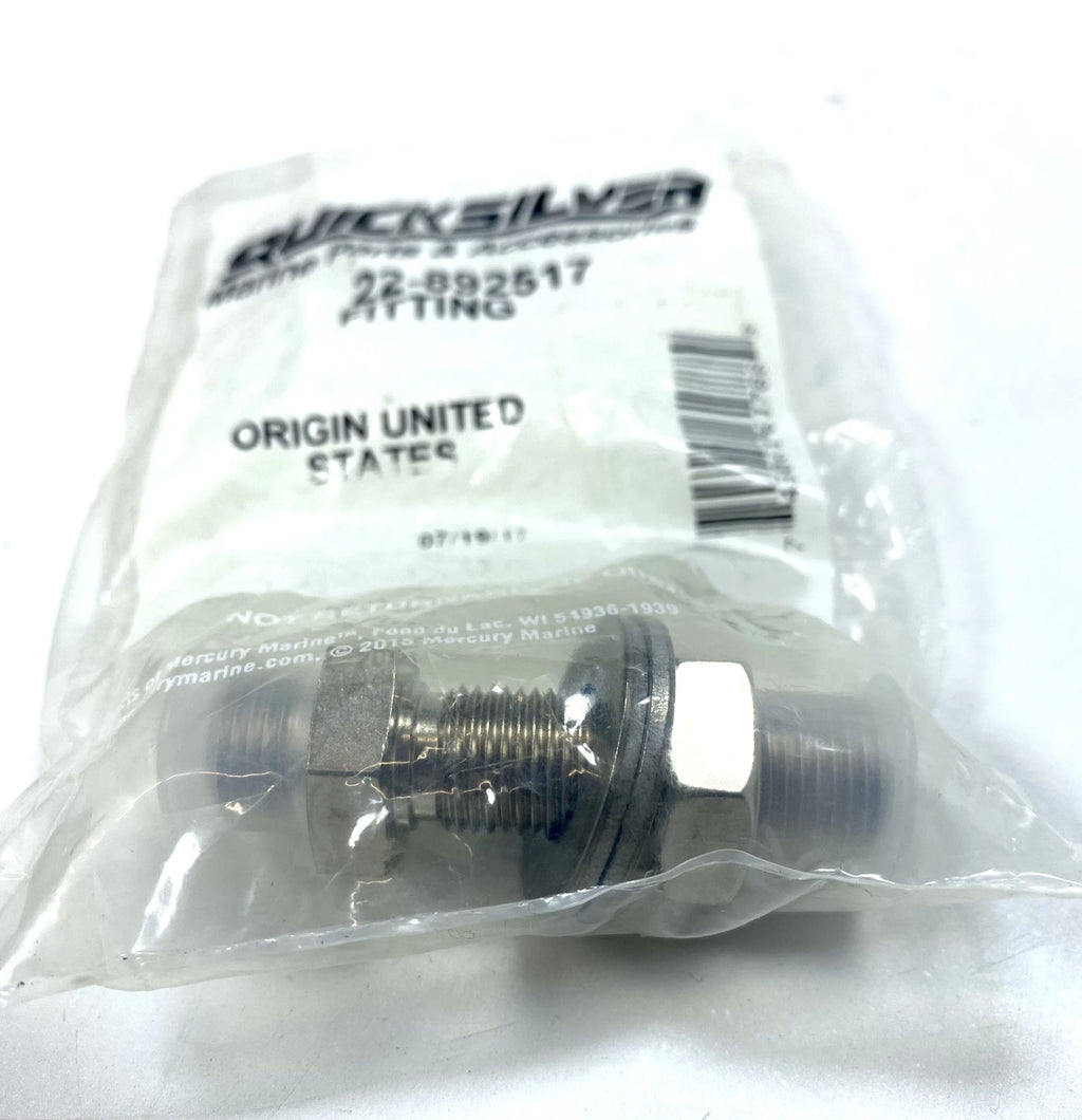 Quicksilver Bulk Head Fitting for OEM (22-892517)
