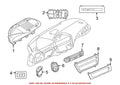 Hazard Warning Switch for BMW (61319231786)