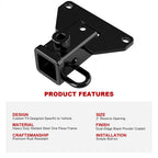 2 Inch Trailer Hitch Receiver for Jeep Gladiator (2020-2026)
