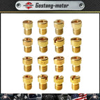16pcs Carburetor Main Jet Kit for PWK OKO CVK (90–150)