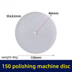 Polishing Wheel 150mm Diameter for Beads Metals 6mm Shaft