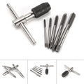 Tap Drill Set for M3-M8 with T Handle Ratchet Wrench