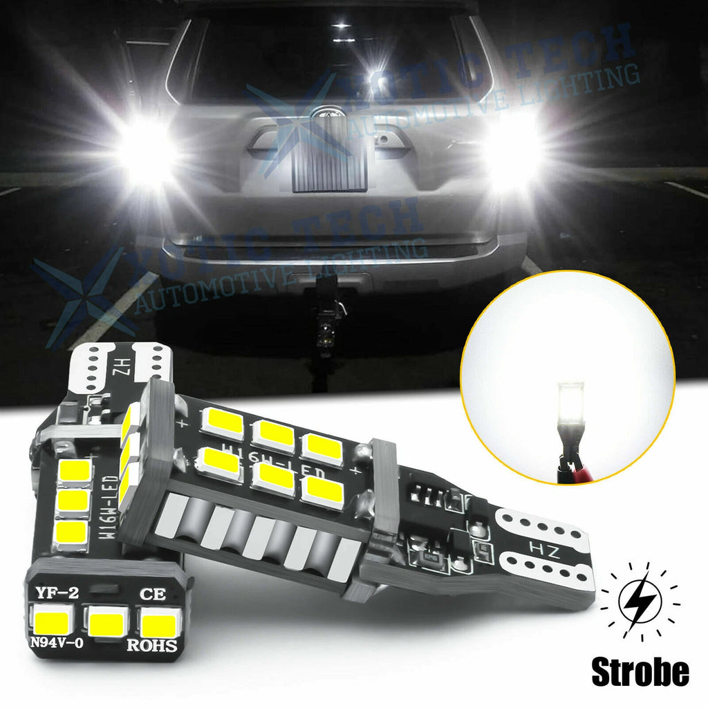 LED Backup Reverse Strobe Light Bulbs for Toyota 4Runner (2001–2020)