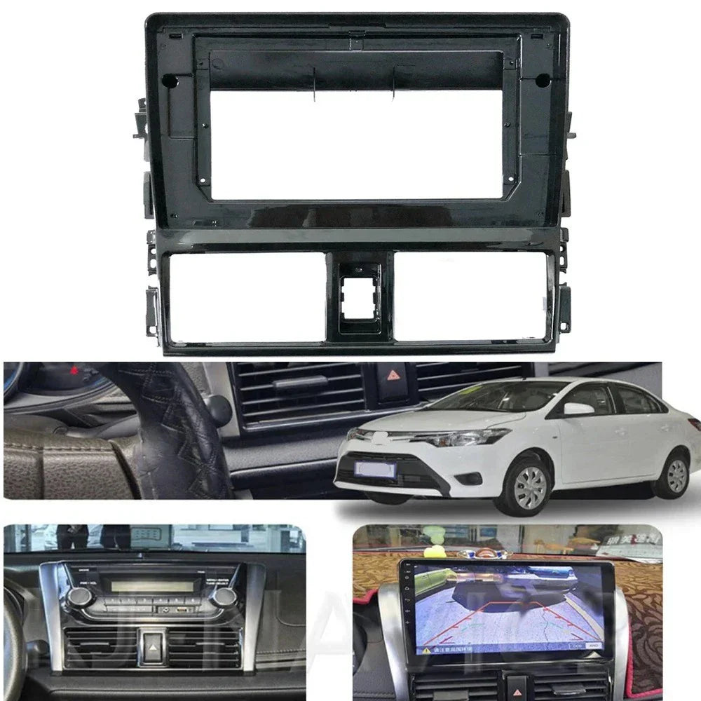 10.1 Inch DVD Frame Trim Facia Panel for 13-17 Toyota VIOS Yaris