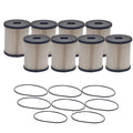 Set of 8 Engine Oil Filters for Dodge Ford Hino Peterbilt Thomas L6