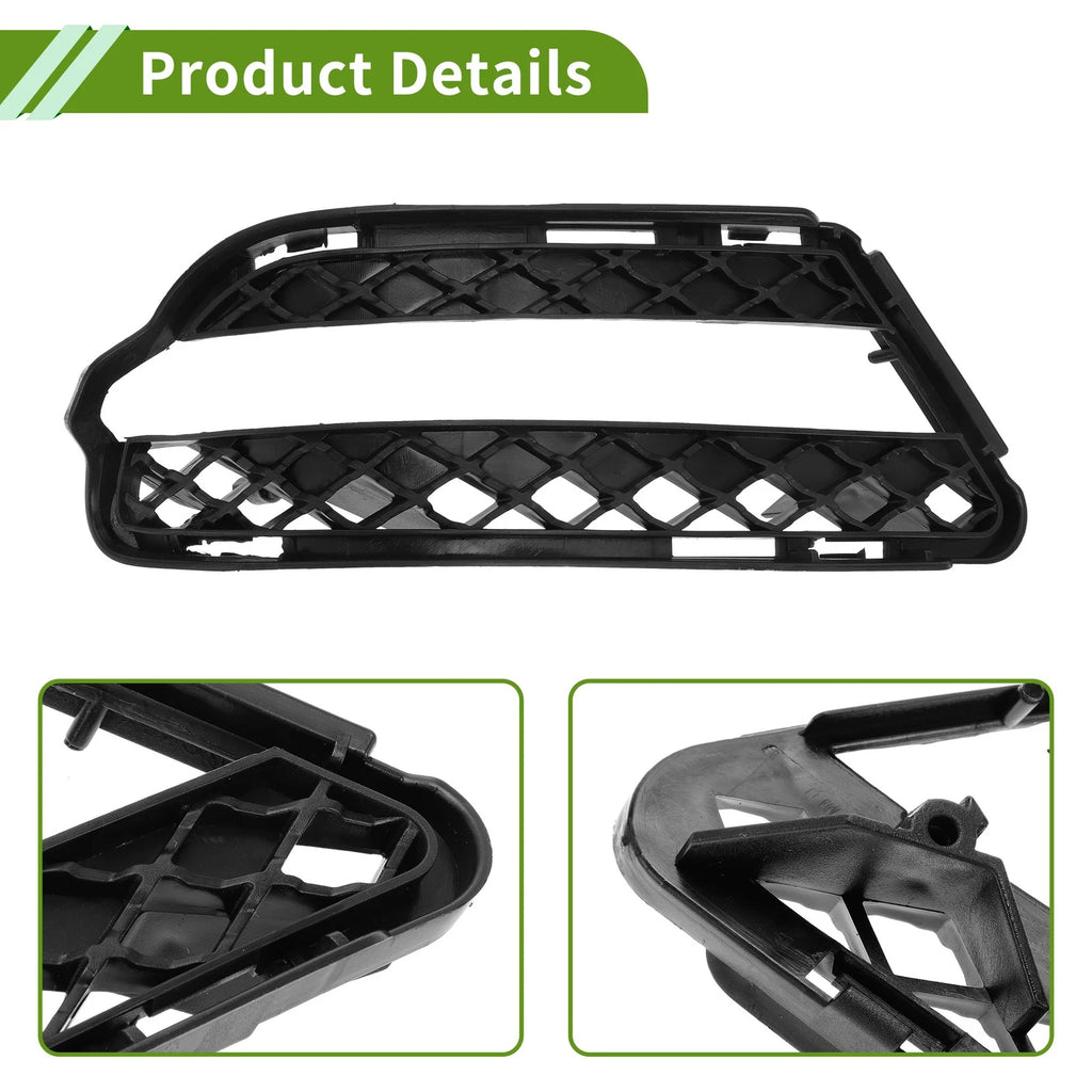 1 Pc Front Left Fog Light Grill for Mercedes Benz S-Class (2007–2013) 2218851722 Black