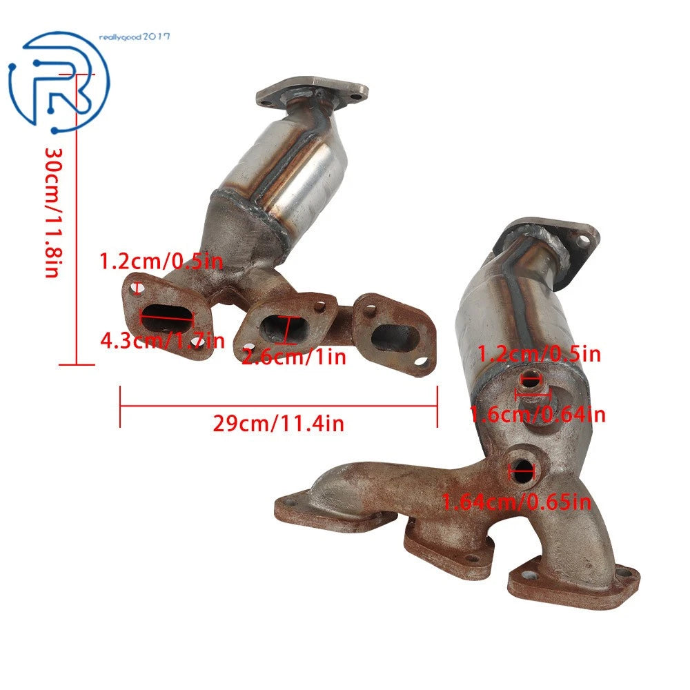 Set of 2 Catalytic Converters for Ford Escape 3.0L (2001-2007)