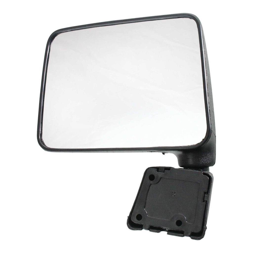 Manual Mirror for Suzuki Samurai (1987–1995) Driver Side Textured Black