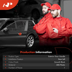 Rear Driver Smooth Black Exterior Door Handle for Nissan Pathfinder (2013–2020)