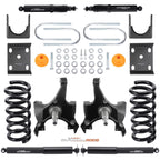 4" Front 6" Rear Suspension Lowering Kit for Chevy Silverado GMC Sierra (1988–1998)