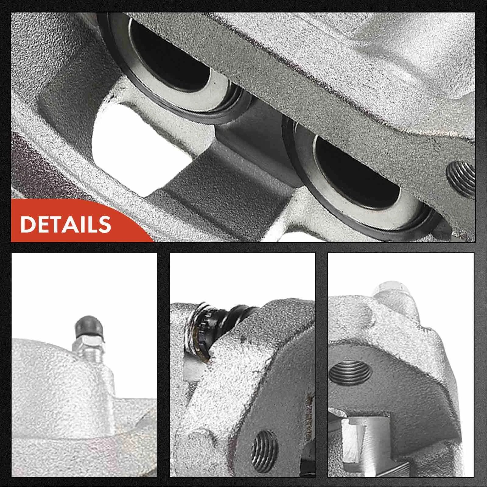 Set of 12 Ceramic Brake Pads and Calipers for Ford F-150 (2010–2011)