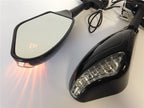 Yellow LED Turn Signal Mirror for Triumph Daytona 675R 600 650 (2013–2018)