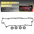 Engine Valve Cover Gasket Set for Hyundai Elantra Tiburon Kia 2.0L L4 (1996–2006)