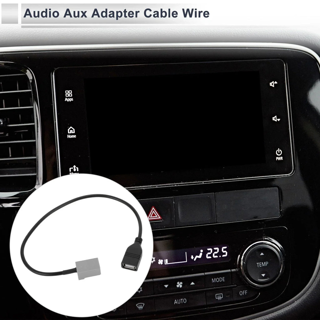 Audio Aux Adapter Cable for Honda Stereo Radio USB to MP3
