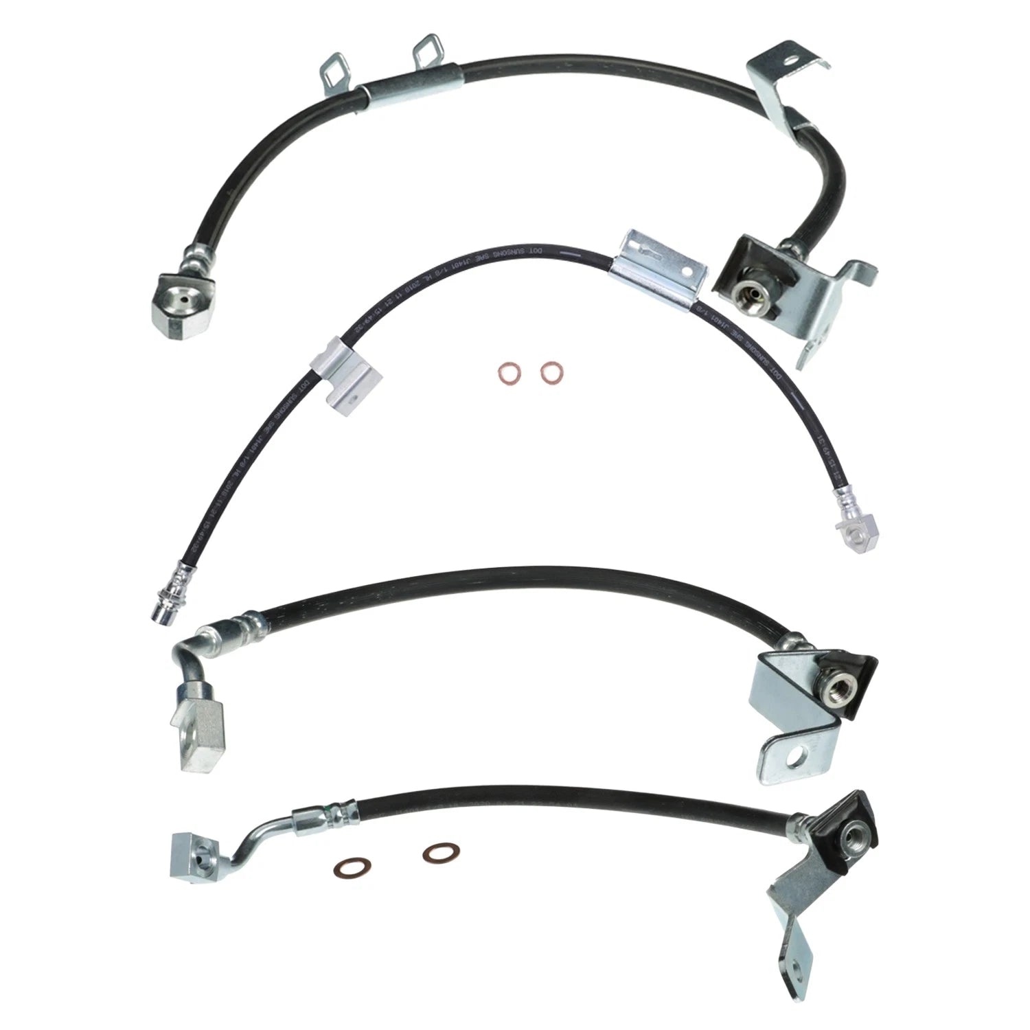 Sunsong Brake Hydraulic Hose Kit for Silverado 1500 (2014–2019)