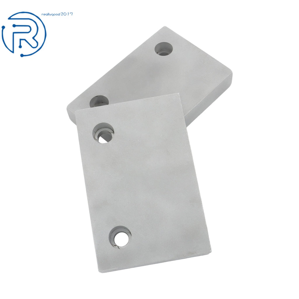 Set of 2 Aluminum Machinable Soft Vise Clamps for 6" Milling Vises