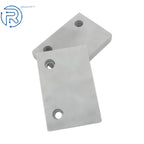 Set of 2 Aluminum Machinable Soft Vise Clamps for 6" Milling Vises