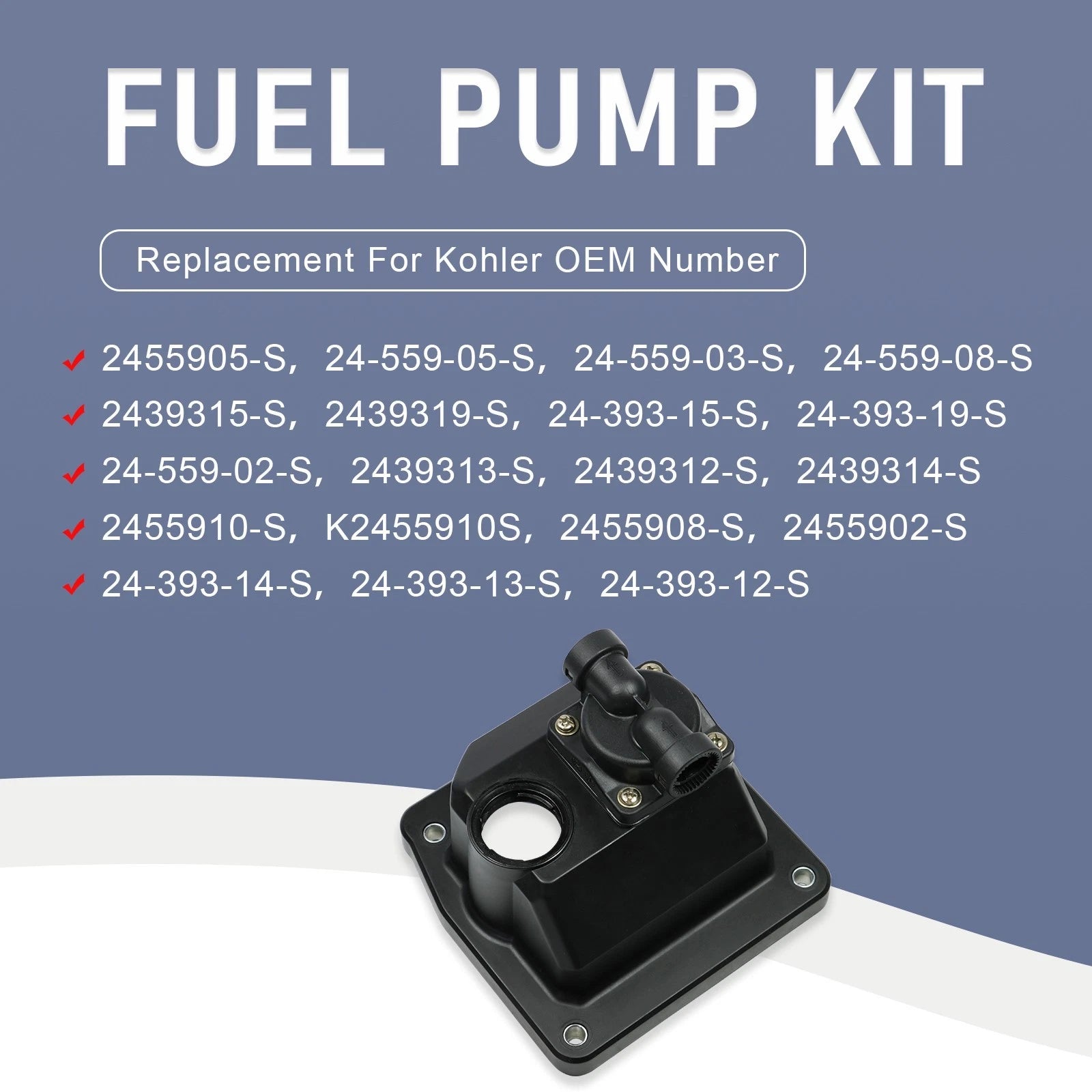 Fuel Pump for Kohler CH18 CH25