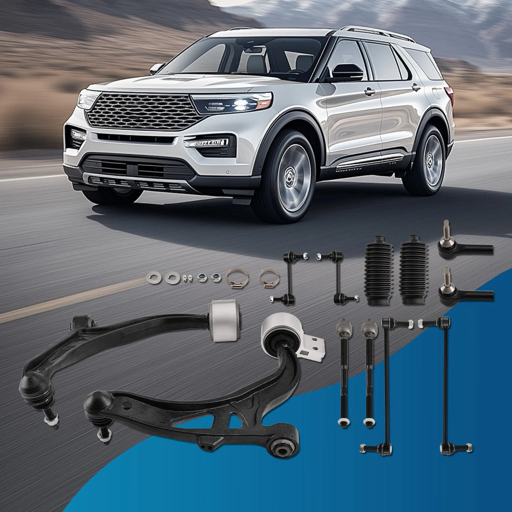 Front Struts, Control Arm, Sway Bar, Tie Rods for Ford Explorer (2013-2017)