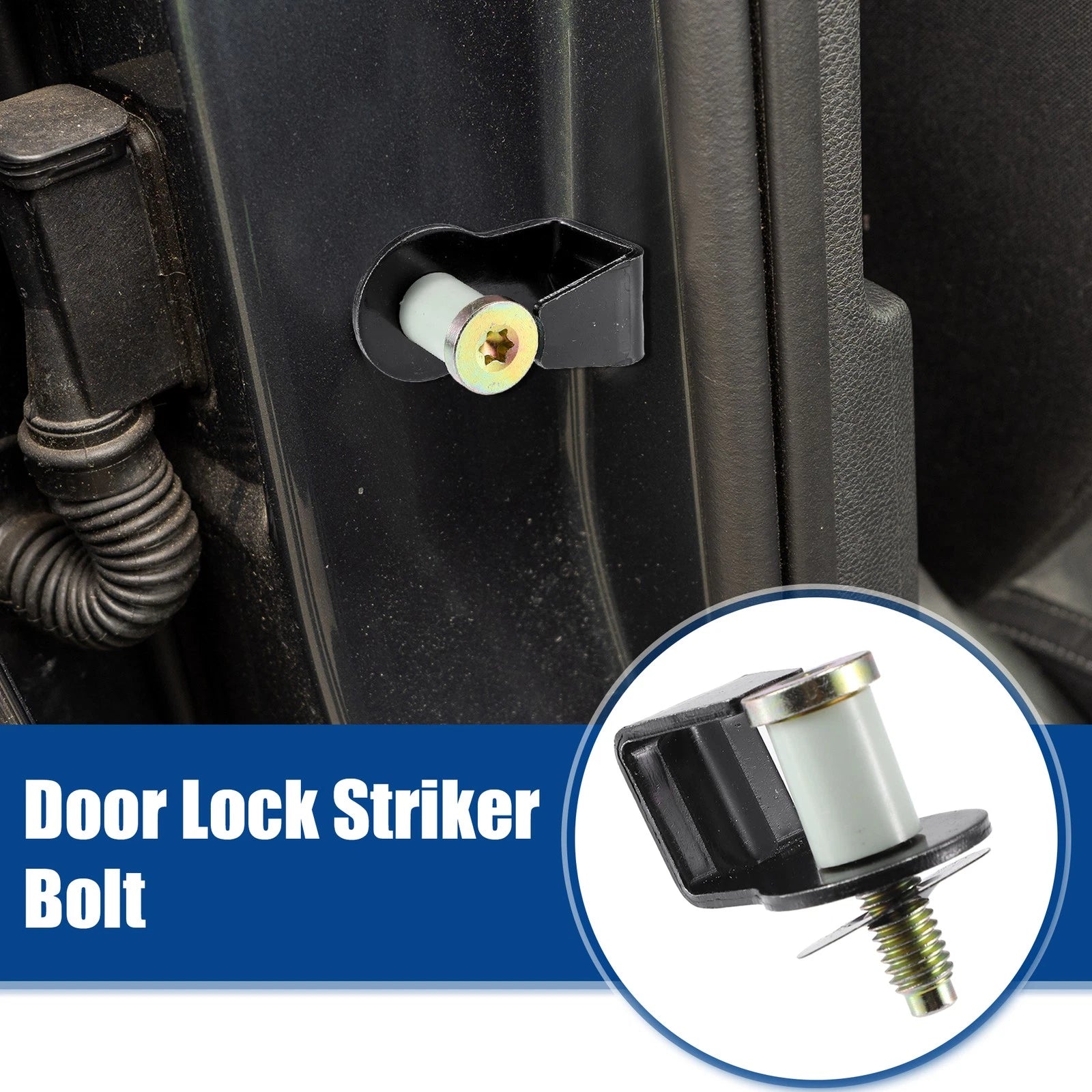 2X Door Lock Striker Bolt Assembly for Ford F-150 F-250 F-350 (1984–1996)