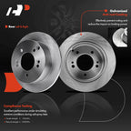 Rear Disc Brake Rotors & Pads for Hyundai Sonata (2006–2008)