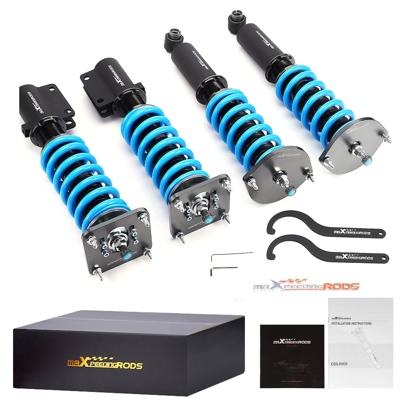 Set of 2 Coilovers for Mazda RX-7 (1986–1992) 24 Way Damper Lowering Kit