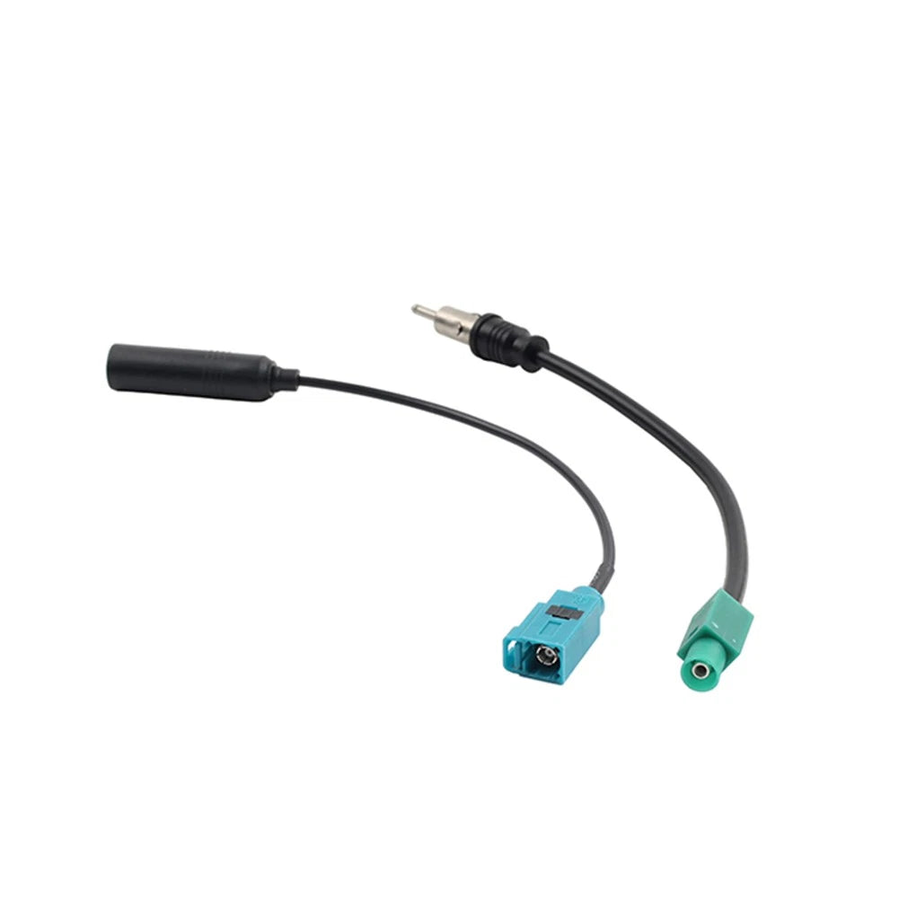 Stereo FM AM Radio Antenna Adapter Cable for (Fakra Z to DIN)