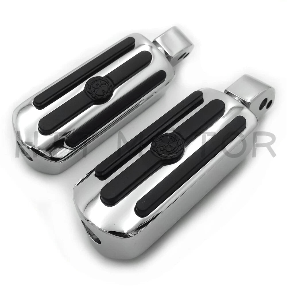 Groove Gear Skull Footpeg for Harley Softail Fat Boy FLFB, Fat Bob FXFB (2018–2019)