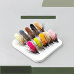 10PCS Fly Fishing Lures WY1173 Size 12 Soft Fiber Body for Trout