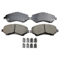 Set of 4 Akebono ProACT Front Ceramic Disc Brake Pads for Chrysler Dodge Jeep Ram VW