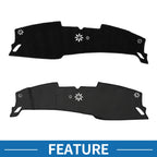 Dashboard Cover Mat for Hyundai Sonata (2024) - Sun Protector Pad Black
