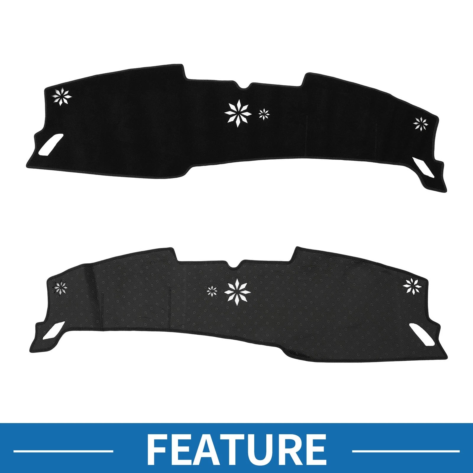 Dashboard Cover Mat for Hyundai Sonata (2024) - Sun Protector Pad Black