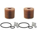 Wix 2 Engine Motor Oil Filters for Lexus Scion Toyota (Metal Free)