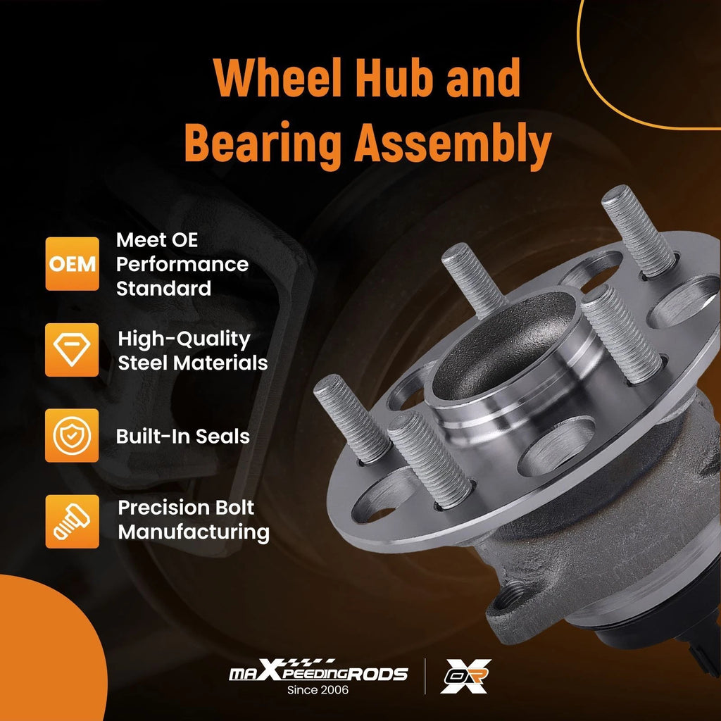 Rear Wheel Hub Bearing Pair for Toyota RAV4 FWD C-HR (2019–2020)