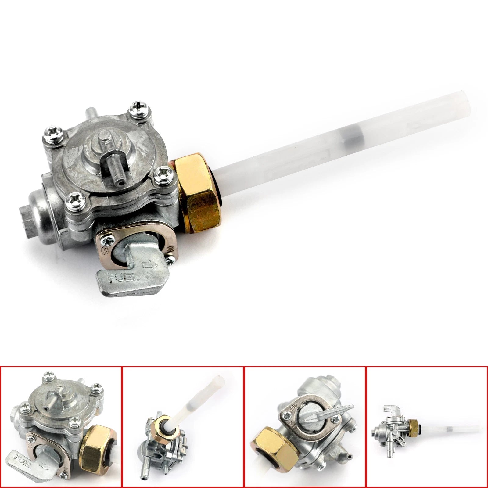 Gas Fuel Tank Switch Valve Petcock for Honda CB450 CB550 CB650 SC FT500 VT500 (1970–1983)