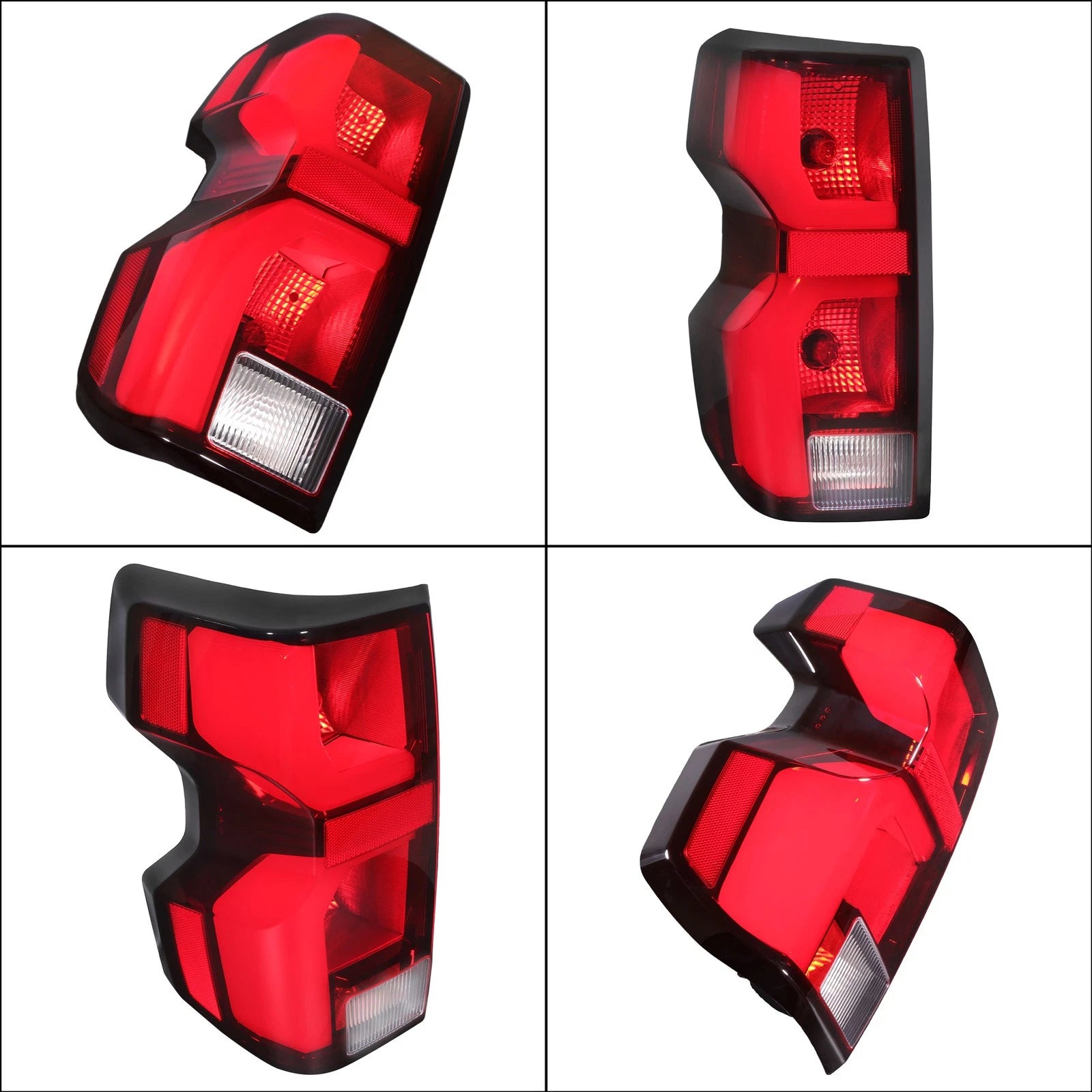 Left Side Tail Light Assembly for Chevrolet Colorado (2023–2025) LED Black Red