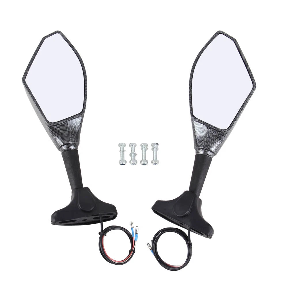 LED Turn Signal Lights Rearview Mirrors for Suzuki GSXR100 (Universal)