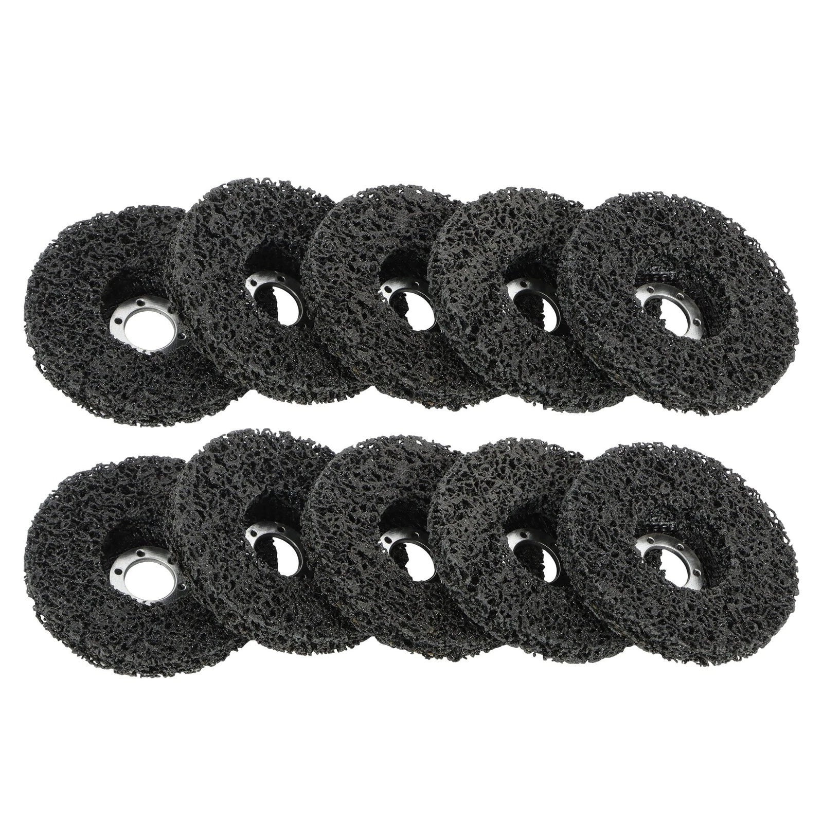 Set of 10 Black Diamond Grinding Discs for Angle Grinder (4.5 inch)
