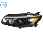 Halogen Headlight for Chevy Malibu (2016-2018) Driver Side Black Clear