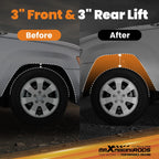 3 Inch Body Lift Kit for Chevy Silverado GMC Sierra 1500 (2007–2013)