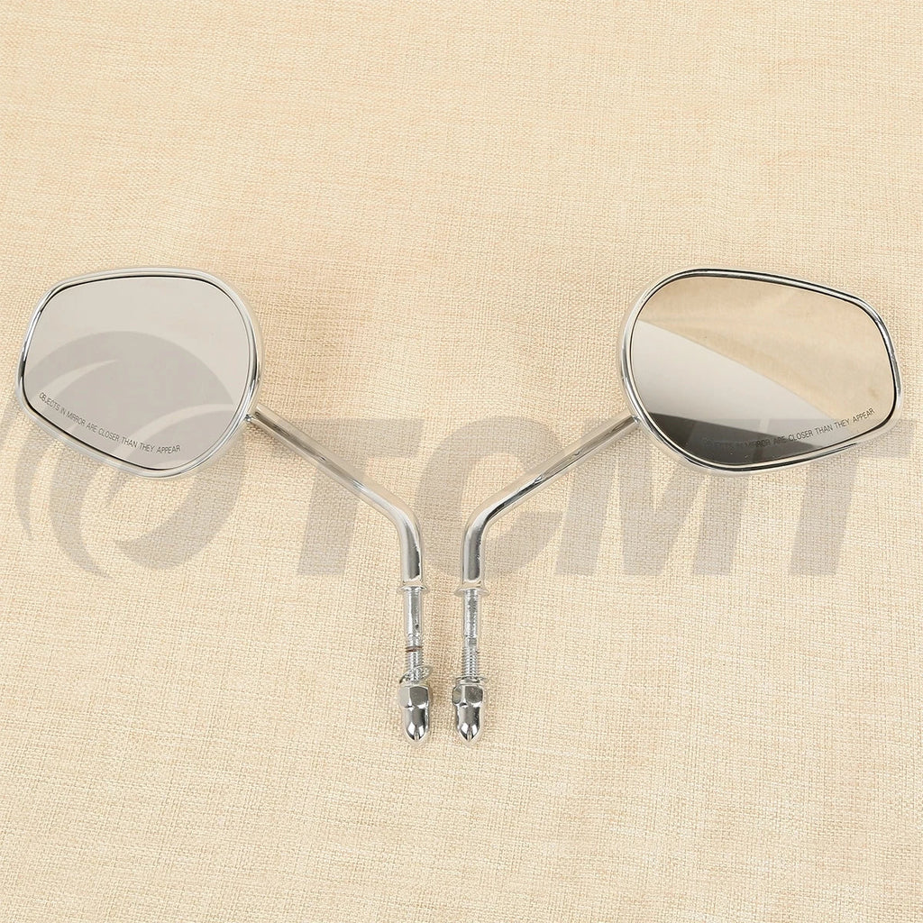 Chrome Rear View Mirrors for Harley Davidson Sportster XL 1200 883 (2004-2023)